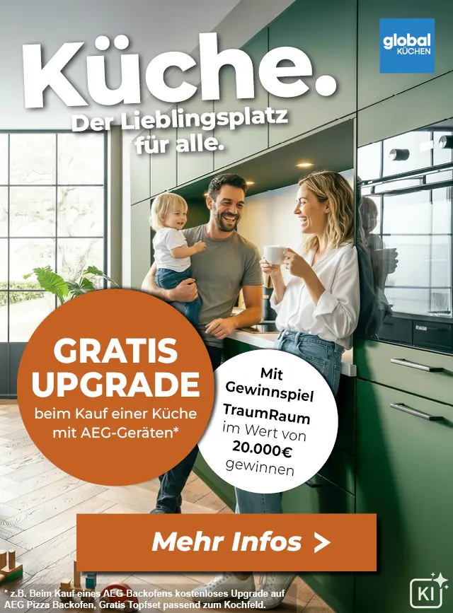 Global Küchen Aktion mit Gewinnspiel